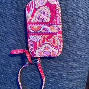 Red Vera Bradley Wristlet